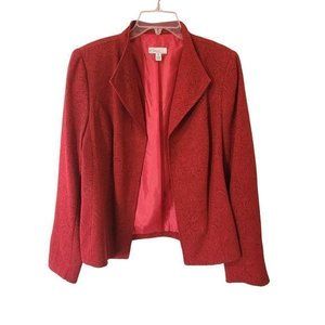 4/$20 Kim Rogers Women's Size 12 Fully Lined Paisley Print  Blazer